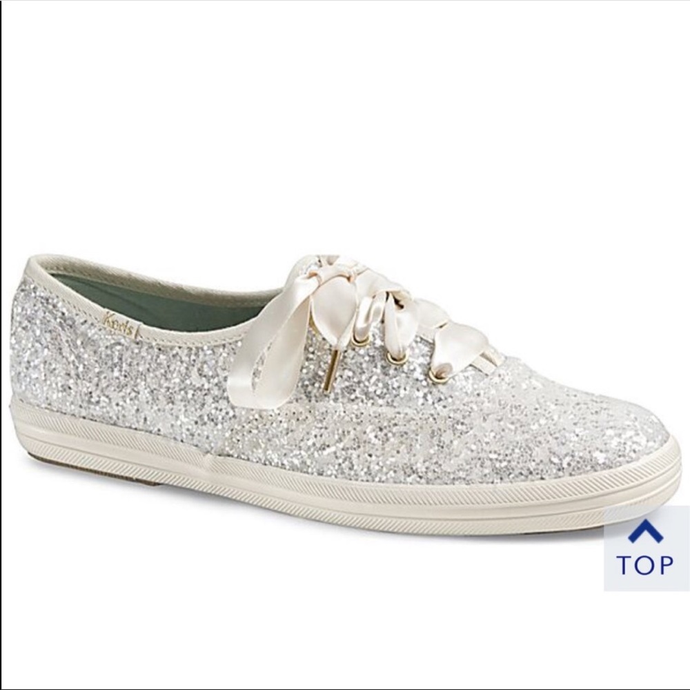 KATE SPADE GLITTER LACE SHOE